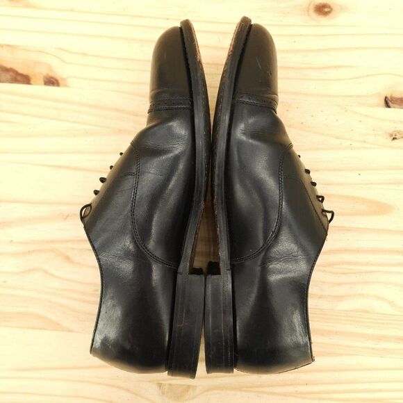 Bostonian Stockbridge Mens Cap Toe Oxfords Sz 9 EEE Extra Wide Black Dress Shoes - Picture 5 of 11